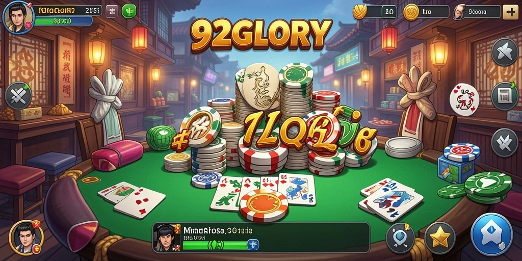 Gameplay seru QiuQiu dalam 92GLORY yang penuh strategi.
