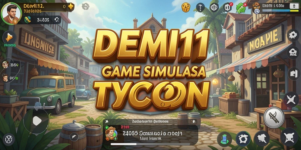 Tampilan permainan <strong>DEMI11</strong> yang menarik dan penuh strategi Tycoon.