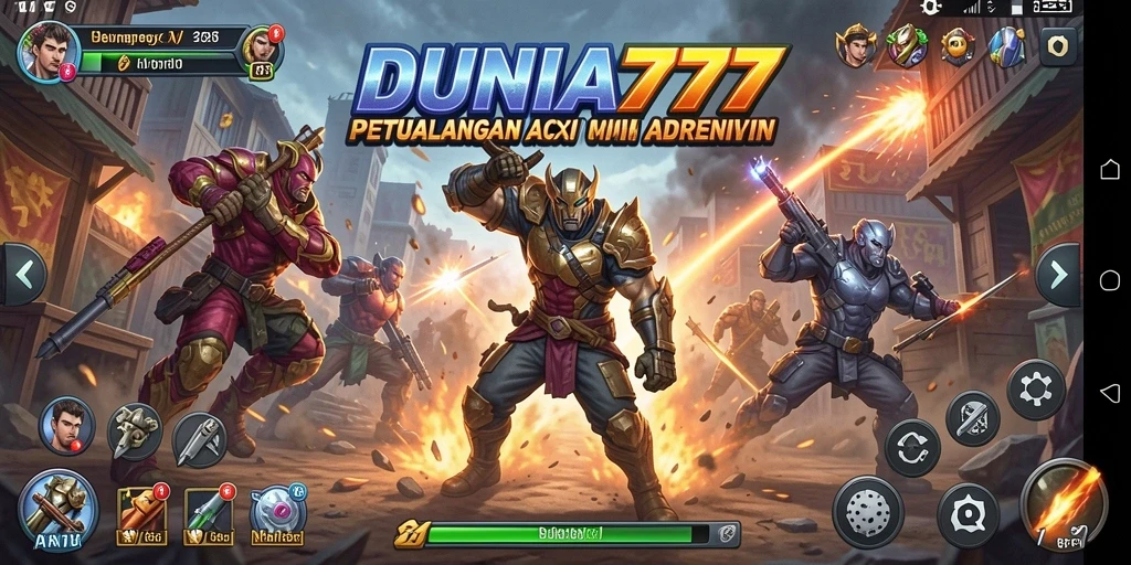 Tangkapan layar DUNIA777 menampilkan aksi seru dan gameplay yang mendebarkan.