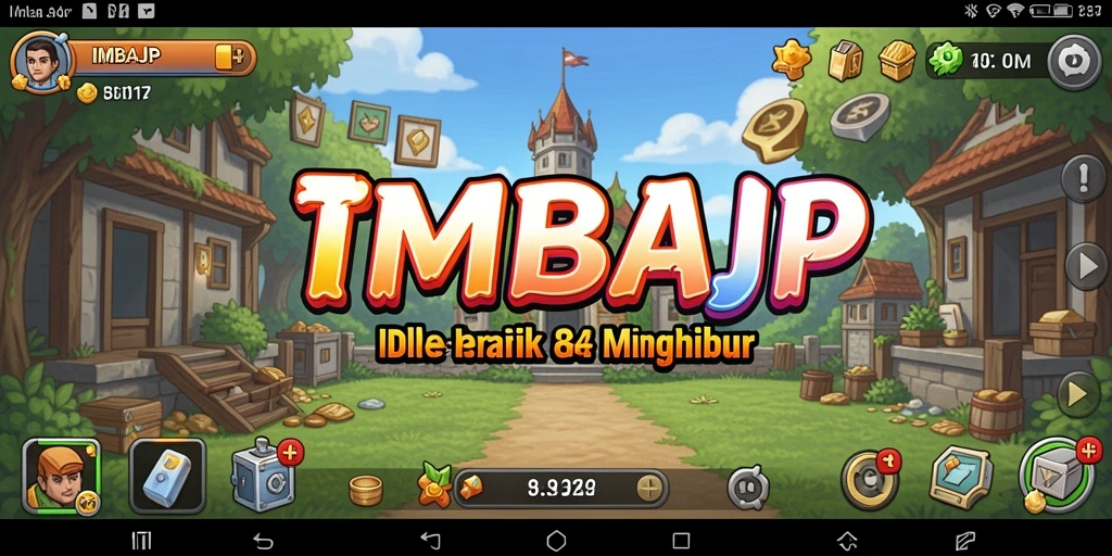 Tangkapan layar menunjukkan gameplay Idle yang menarik dan beragam.