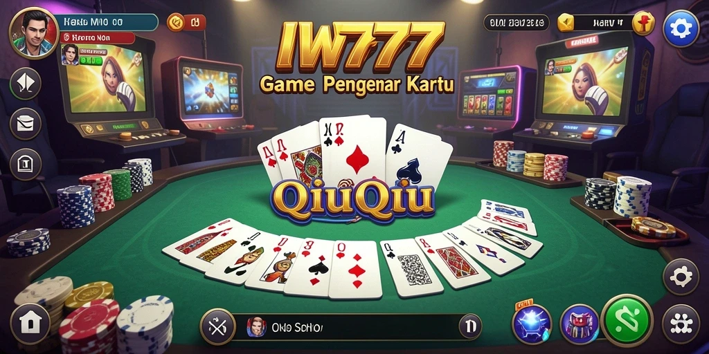Tangkapan layar IW777 menampilkan gameplay QiuQiu yang menarik.
