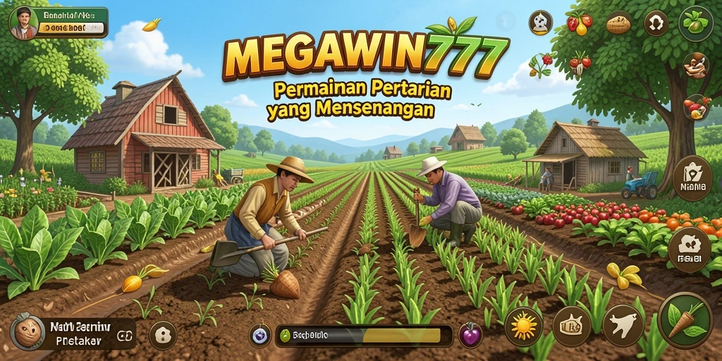 Gameplay seru di MEGAWIN777 dengan suasana pertanian yang realistis.