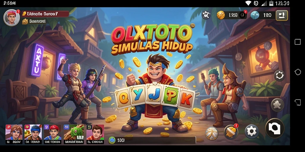 Tangkapan layar utama menunjukkan gameplay imersif dari OLXTOTO.