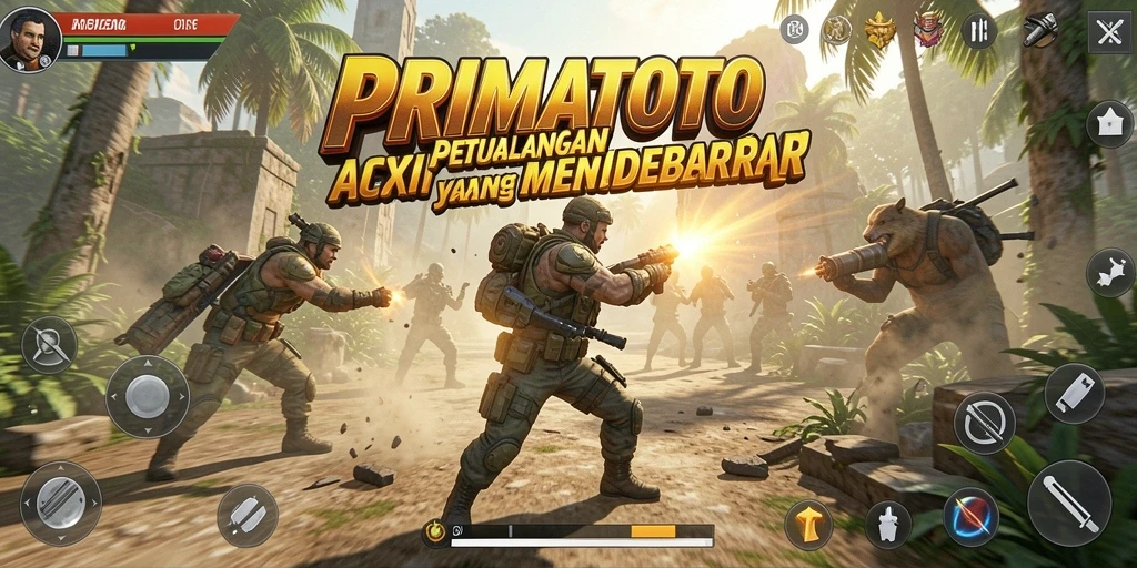 Screenshot tampilan gameplay seru dari PRIMATOTO.