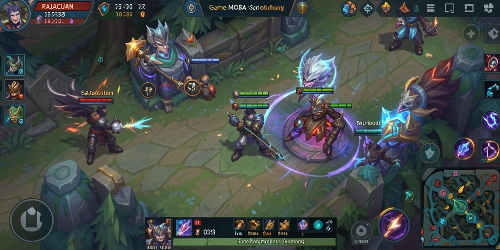 Tampilan menarik dari gameplay RAJACUAN yang seru.
