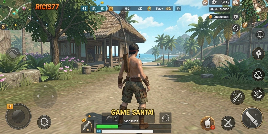 Tangkapan layar RICIS77 menampilkan gameplay yang seru dan santai.