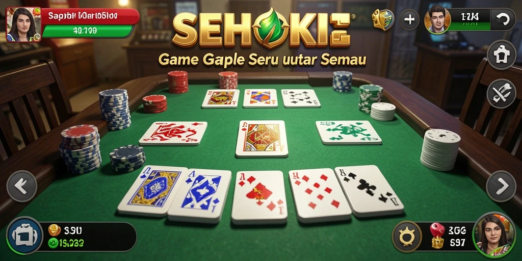 Tampilan gameplay SEHOKI yang seru dan interaktif.