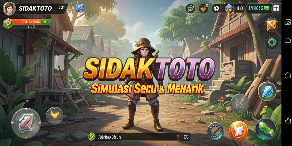 Screenshot utama SIDAKTOTO menampilkan gameplay yang mendebarkan dan interaktif.