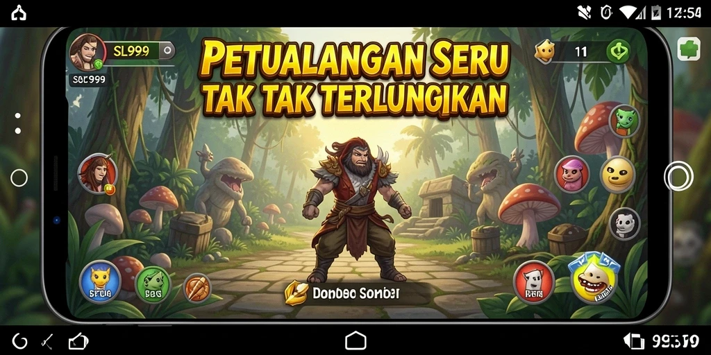 Tangkapan layar menampilkan aksi seru gameplay SL999 saat menyelesaikan misi petualangan.