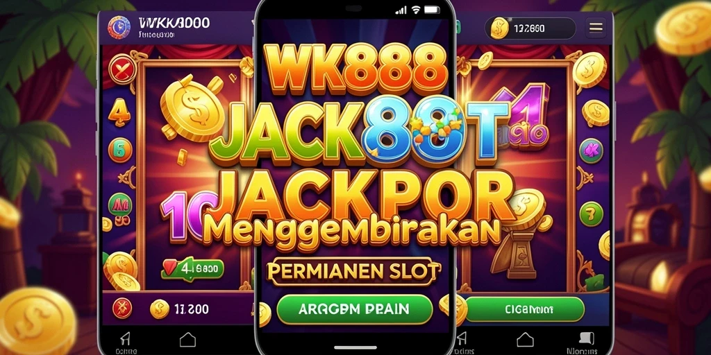 Tampilan menarik dari permainan Slot di WK888 dengan berbagai tema.